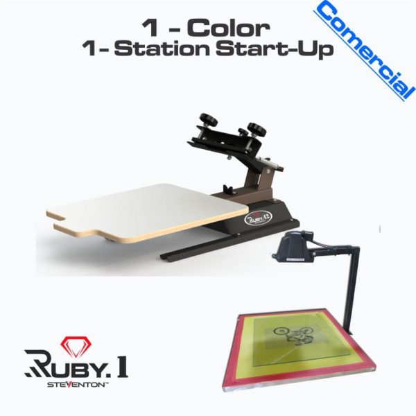 1 Color 1 Station Start-Up Screen Print Shop: Ruby 1