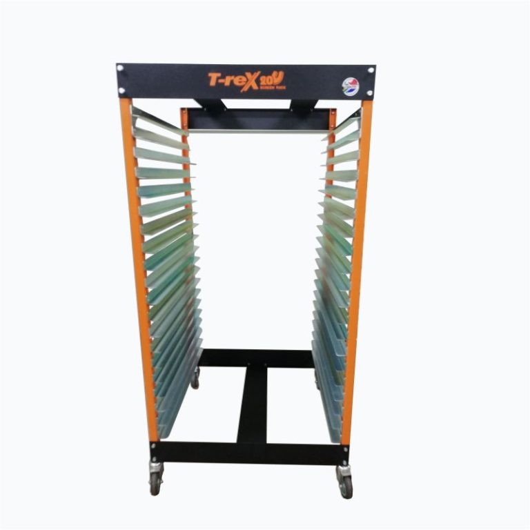 Metal Screen Rack 20U Screens Storage Rack - Black/E - SA-Screen Printers